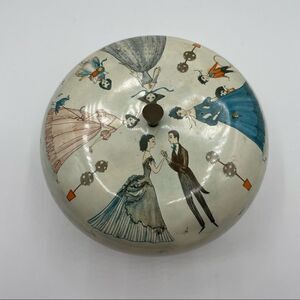 Vintage Barton’s Creations Wedding Tin Trinket Box